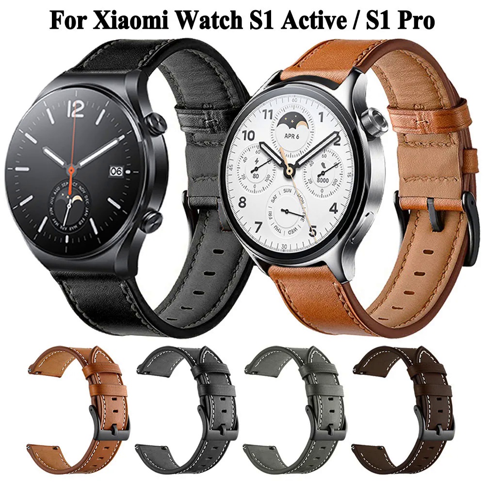 XIAOMI 適用於小米手錶 2 Pro S2 S3 彩色錶帶錶帶的小米手錶 S1 Active 腕帶 22 毫米運動皮