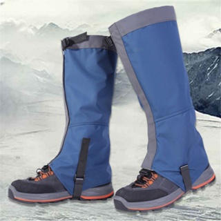 雪套戶外綁腿套徒步登山滑雪護腿套成人兒童腳套防水防沙鞋套