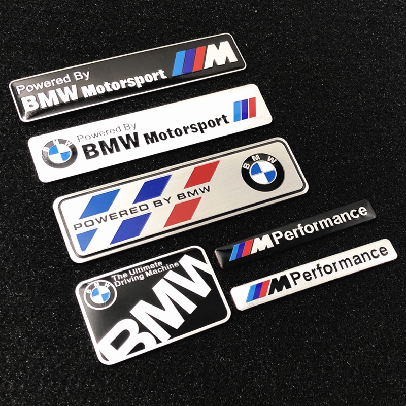 BMW 寶馬 M Power M6 M8 E46 E60 E39 E90 E30 F10 汽車後標誌後備箱防刮堵徽章貼花