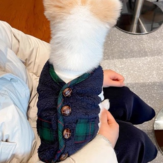 現貨【寵物服飾】狗狗衣服 送圍巾 冬季棉衣 貓咪寵物 泰迪博美比熊約克夏 貓咪 小型幼犬