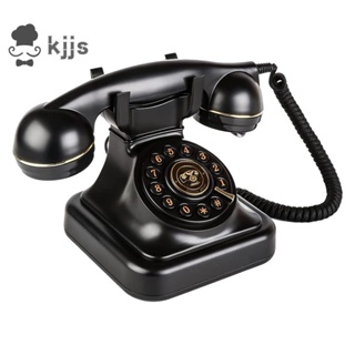 復古座機電話,老式老式座機電話,帶經典金屬鈴復古電話,適用於家庭辦公室