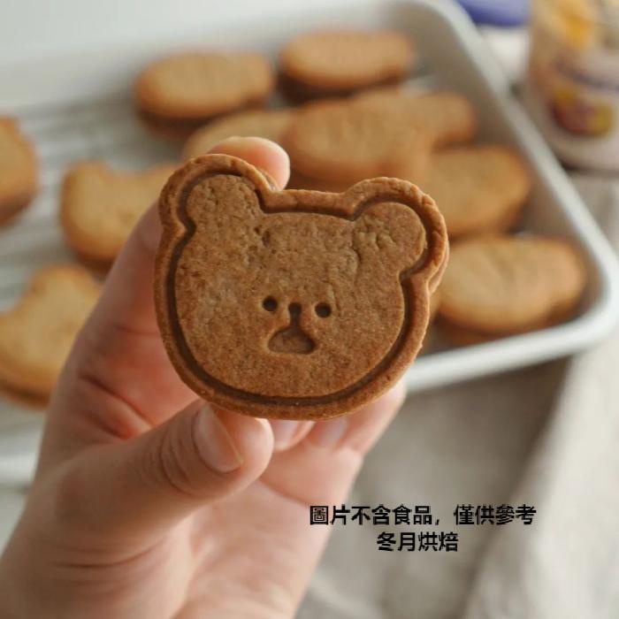 【現貨】【餅乾模具】韓國同款兒童塗鴉抽象小熊曲奇模 不一樣的小熊餅乾模具