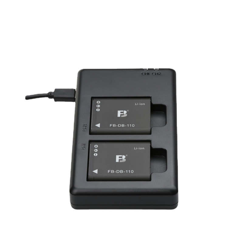 FB適用理光Ricoh GR3灃標DB-110電池BJ-11 USB充電器GR3X相機電池