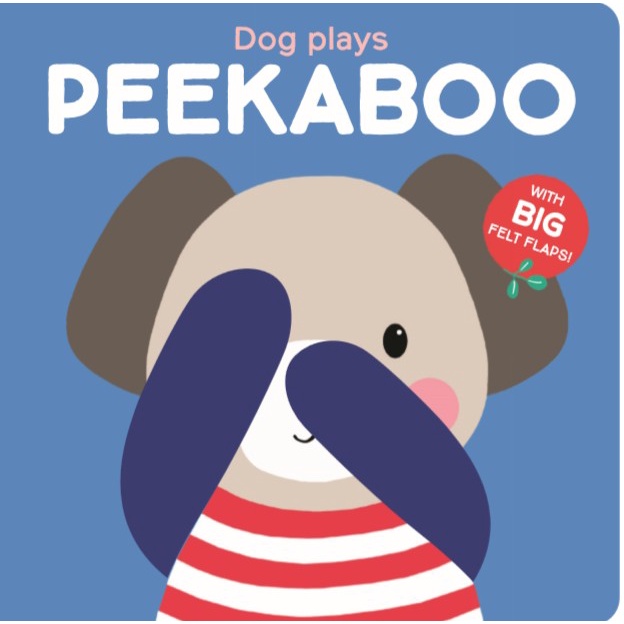 Dog Plays Peekaboo (with Big Felt Flaps)(硬頁翻翻書)(硬頁書)/Yoyo Books【三民網路書店】