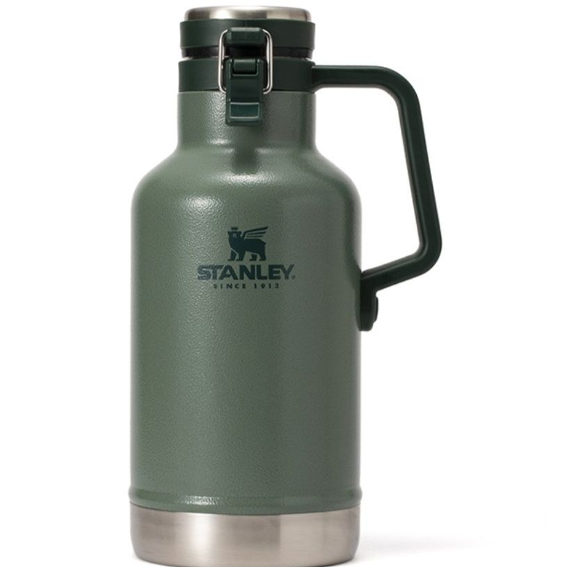 STANLEY 史丹利 戶外不鏽鋼真空保溫杯 啤酒水壺 1.9L雙層帶把 露營便攜水杯