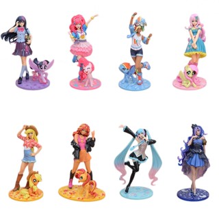 NS3 My Little Pony 可動人偶初音未來暮光閃閃彩虹短跑 Luna 小蝶模型玩具女孩兒童 S