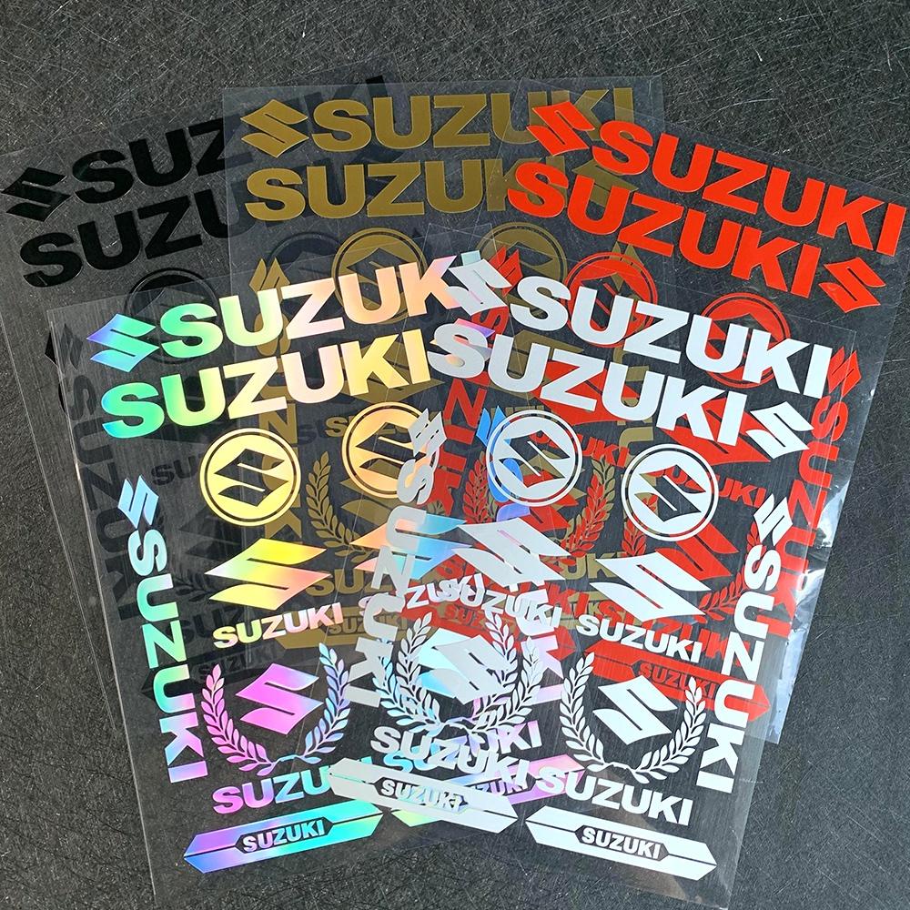 SUZUKI 一套鈴木摩托車反光貼適用於gw250 GSX250 GSX-R600 GSX-R600摩托車整流罩貼花