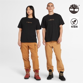 Timberland 中性黑色新年特別款圖案短袖T恤|A5TCQ001