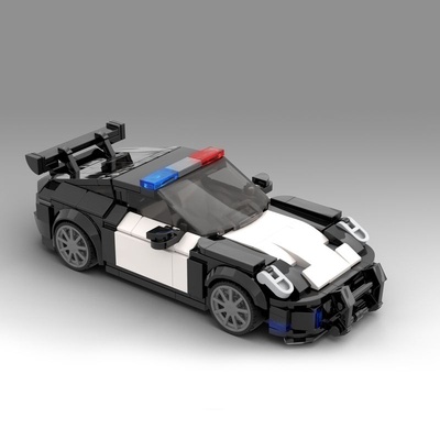 【積木家】相容樂高積木MOC 積木 適用 樂高 套裝 玩具 保時捷 992 跑車 GT3 警車 speed   8 格