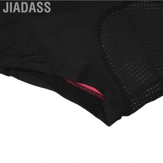 Jiadass 女士騎乘內衣透氣內褲減震 3D 襯墊自行車短褲黑色