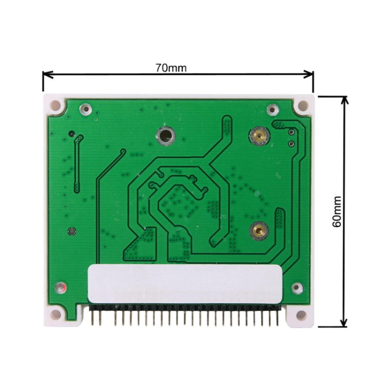 CYSM 半高mSATA mini PCI-E SATA SSD轉2.5寸 IDE 44pin轉接卡電