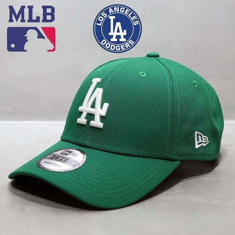 38款蓋子mlb洛杉磯道奇隊棒球帽男女通用耐磨配件戶外運動可調節弧形帽子