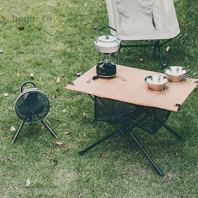 Hequ 戶外摺疊桌子 蛋卷露營便攜式鋁合金超輕野餐桌 戰術野外自駕遊茶桌