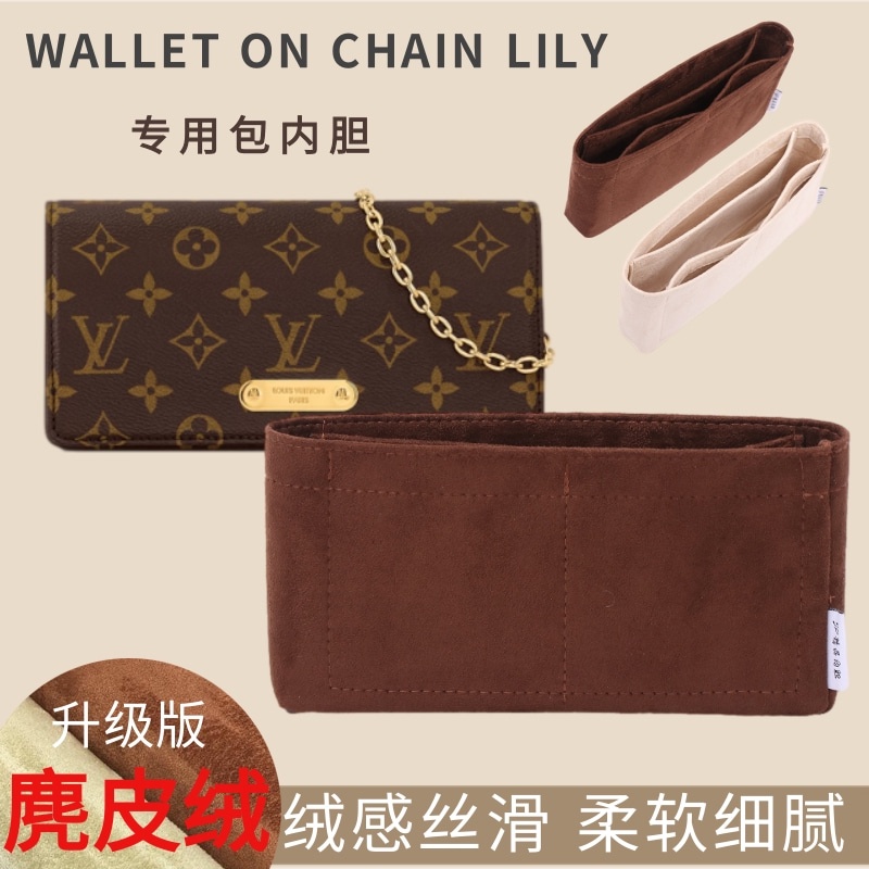 Shop Louis Vuitton MONOGRAM Louis Vuitton Wallet On Chain Lily M82509  (M82509, M82509) by sweetピヨ