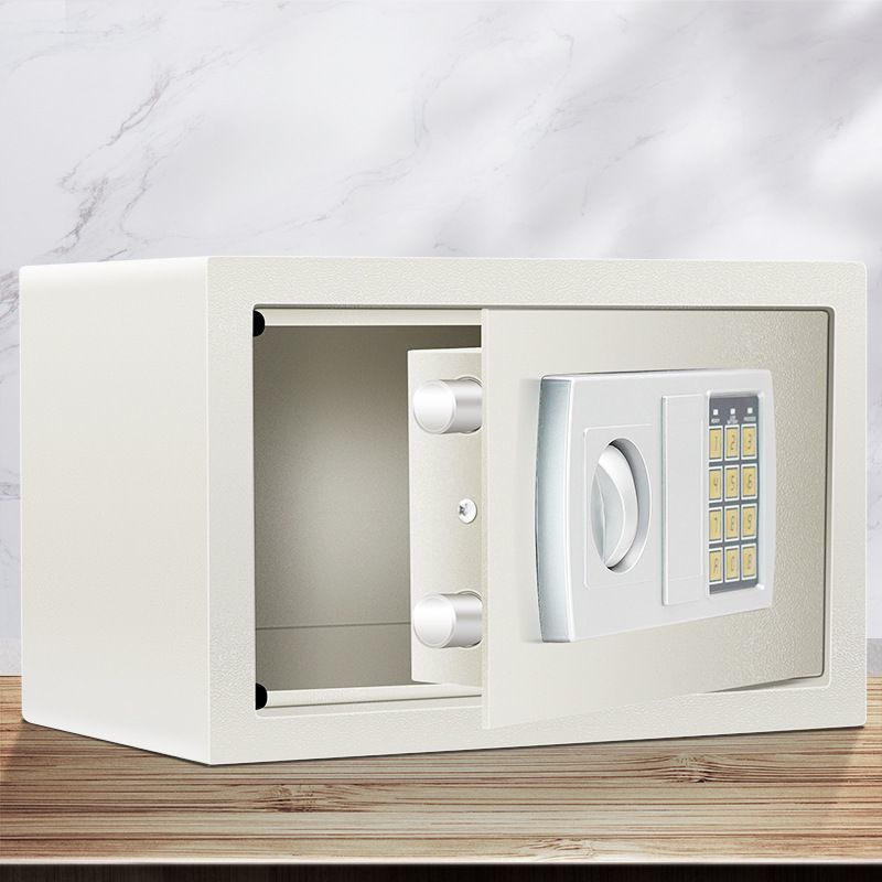 『開立發票』免運 破損包賠 保險櫃 柜子 置物櫃 小型保險櫃 家用20cm电子密碼保險箱辦公全鋼可入床頭牆防盜保管箱