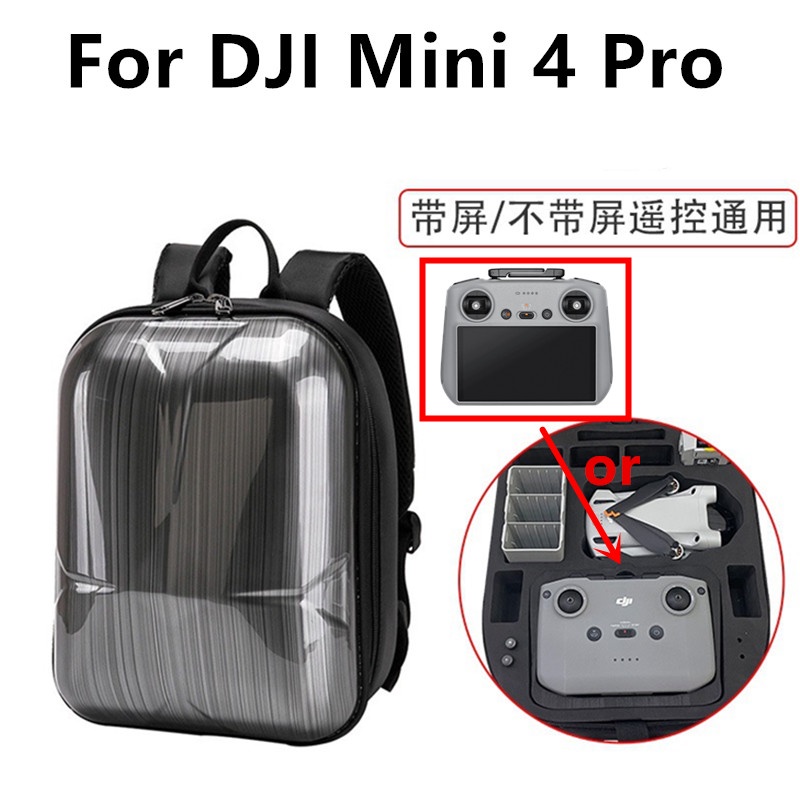 DJI 適用於 Mini 4 Pro RC 2/RC N2 配件的 Mini 4 Pro 防水便攜收納包手提箱硬殼背包
