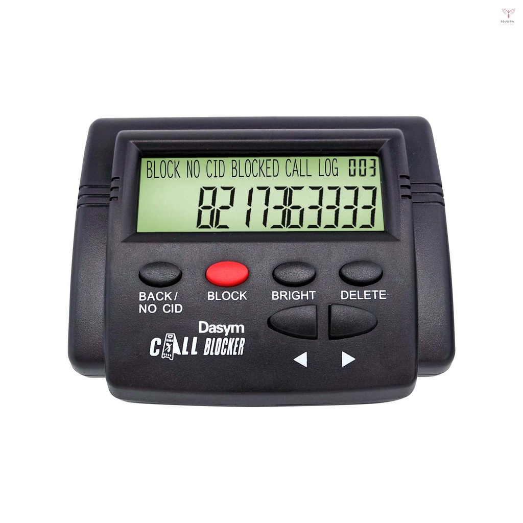 固定電話呼叫攔截器 Telephone 2000 來電顯示盒攔截一鍵號碼攔截設備 攔截不需要的自動呼叫和騷擾電話