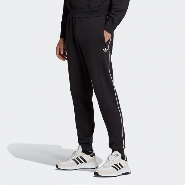 Adidas C Pants FT IA2529 男 長褲 運動 休閒 修身 柔軟 舒適 三葉草 日常 穿搭 黑