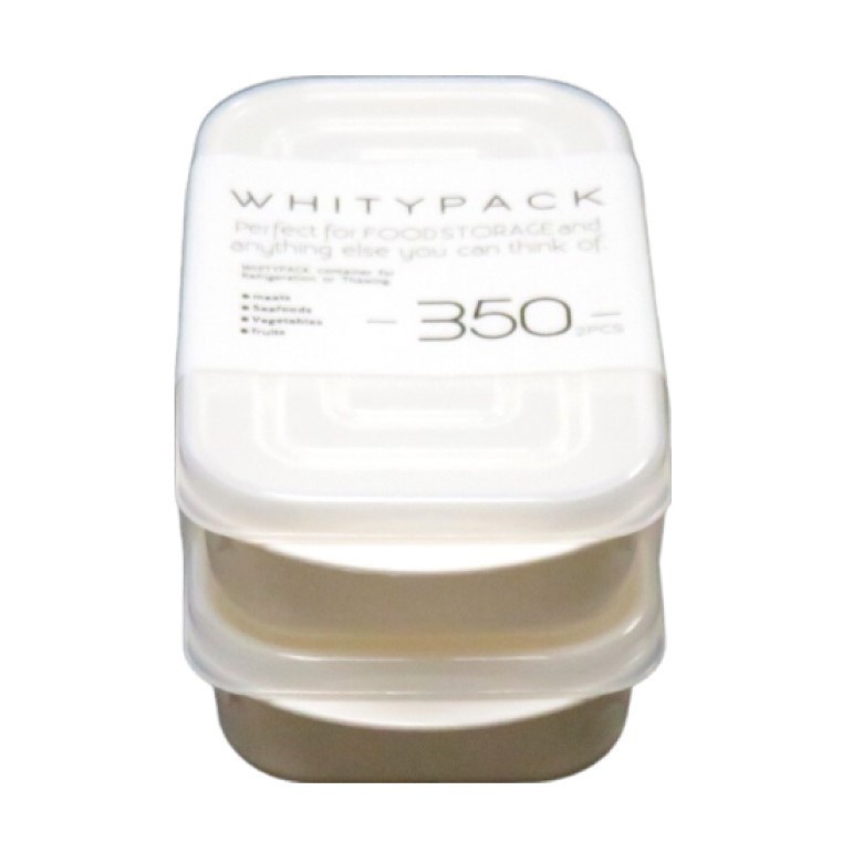 日本WHITYPACK保鮮盒(350ml-2入)[大買家]