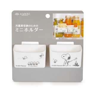 【168JAPAN】日本製 nishiki 錦化成 snoopy 可調式 冰箱門 收納 整理 收納盒 2入 冰箱收納
