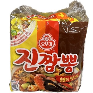 韓國不倒翁 OTTOGI 金螃蟹海鮮拉麵(130gX4包/袋)[大買家]