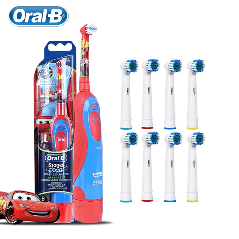 Oral B 兒童電動牙刷兒童軟毛旋轉溫和清潔牙齒防水兒童牙刷 3 歲以上