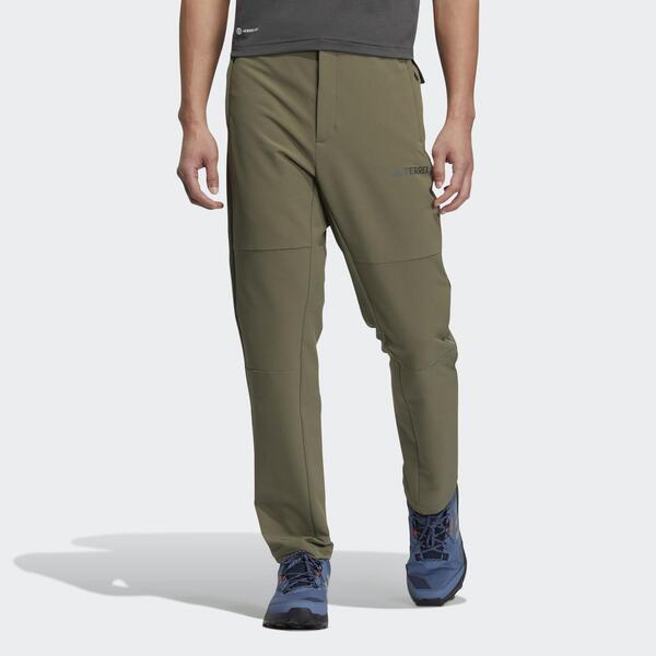 Adidas NH Softsh Pants IC4371 男 長褲 戶外 運動 休閒 錐形褲 反光 亞洲版 軍綠
