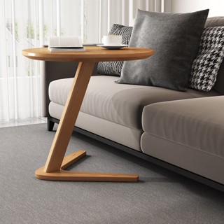 『Royal_Furniture』開立發票 免運 破損補寄 實木沙發旁邊幾角幾小戶型茶几網紅陽臺咖啡桌小圓桌臥室床頭桌櫃