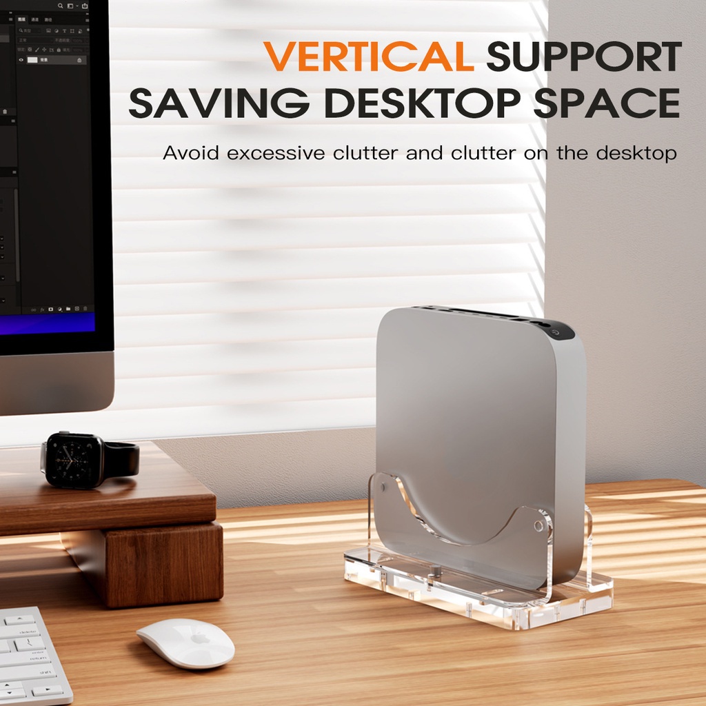 適用於 Mac mini ipadpro 的垂直夾子支架