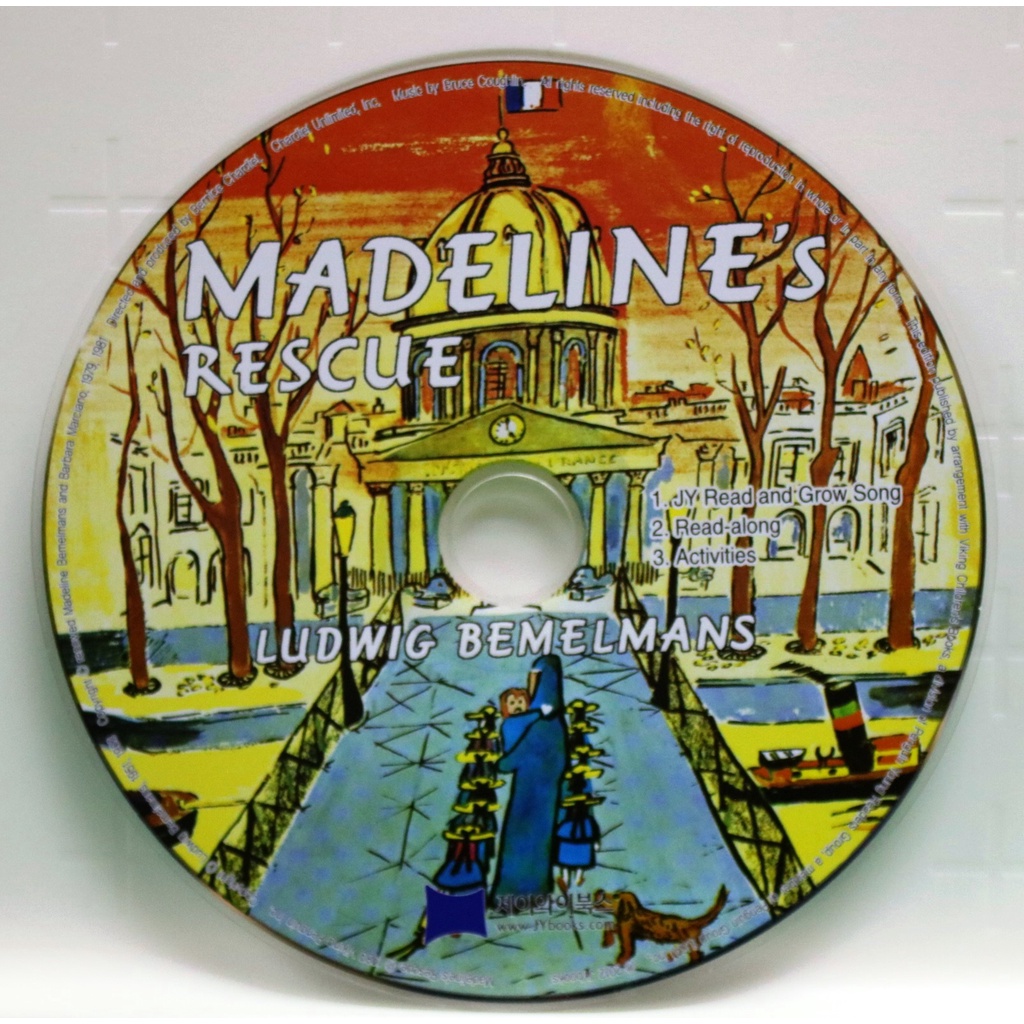 Madeline's Rescue (1CD only)(韓國JY Books版) 廖彩杏老師推薦有聲書第2年第10週/Ludwig Bemelmans【三民網路書店】