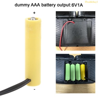 Dou 6V AAA 虛擬電池 AAA 電池消除器電纜更換 4x1 5V AAA 電池