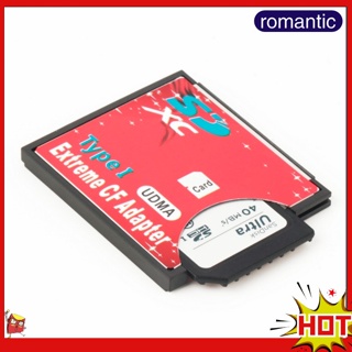 Rom 單槽 Micro SD / SDXC TF CF 卡 Type I 存儲卡讀卡器適配器,適用於最新記錄器