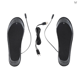 USB款 可裁剪USB電熱鞋墊 戶外發熱鞋墊男女通用35-44碼（不包括移動電源）