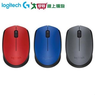 Logitech羅技 無線滑鼠M171-紅【愛買】