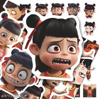 102張哪吒表情包貼紙哪吒之魔童鬧海可愛卡通ins魔童降世裝飾貼畫