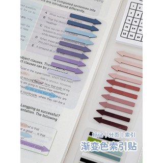 手賬半墨文具 索引貼書籤標籤貼紙標記貼可書寫引索貼用粘性彩色記號分類可粘貼紙活頁本標籤紙書籤便利貼