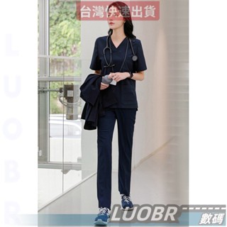 刷手服 洗手衣 工作服 護士服韓版新款工作服女洗手衣刷手服口腔醫院男女醫生分體套裝
