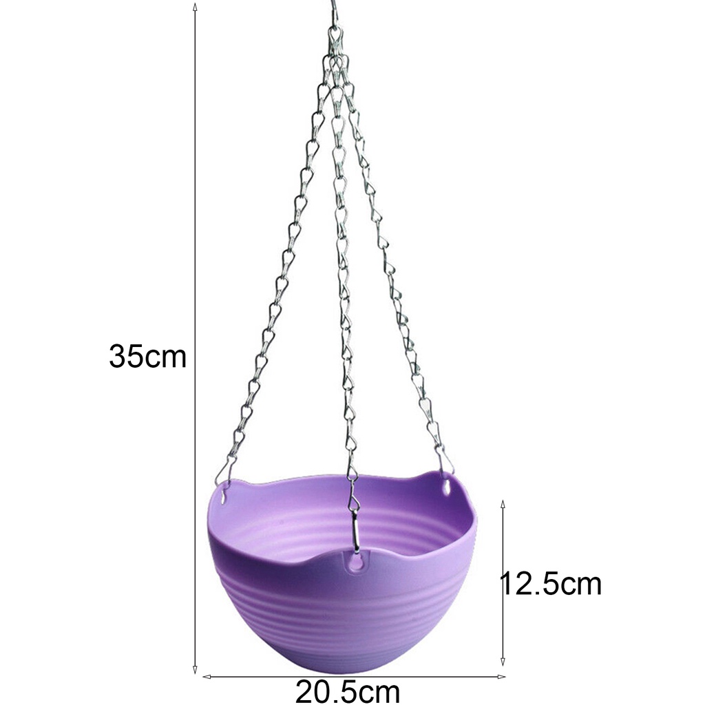 洛陽牡丹 陽臺盆栽樹脂塑膠花盆掛盆 吊蘭花盆 垂吊花盆 配吊鏈