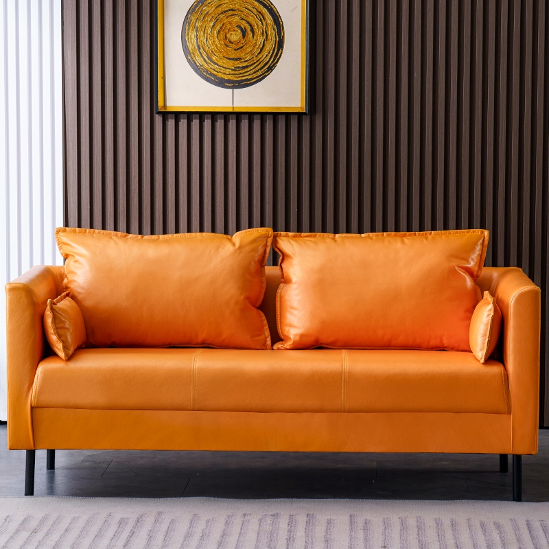『MOKA®摩卡』沙發小戶型出租房簡易科技布藝北歐輕奢簡約現代客廳卧室雙人沙發