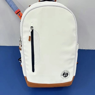 新款法國聯名灰白款大容量網球拍包雙肩男女運動背包3支只裝清倉