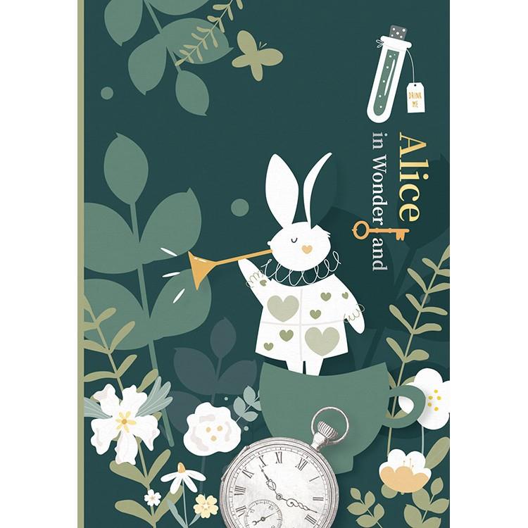 2022校園週曆 生活手札 36K橫式週誌硬皮精裝－森林神秘兔【金石堂】
