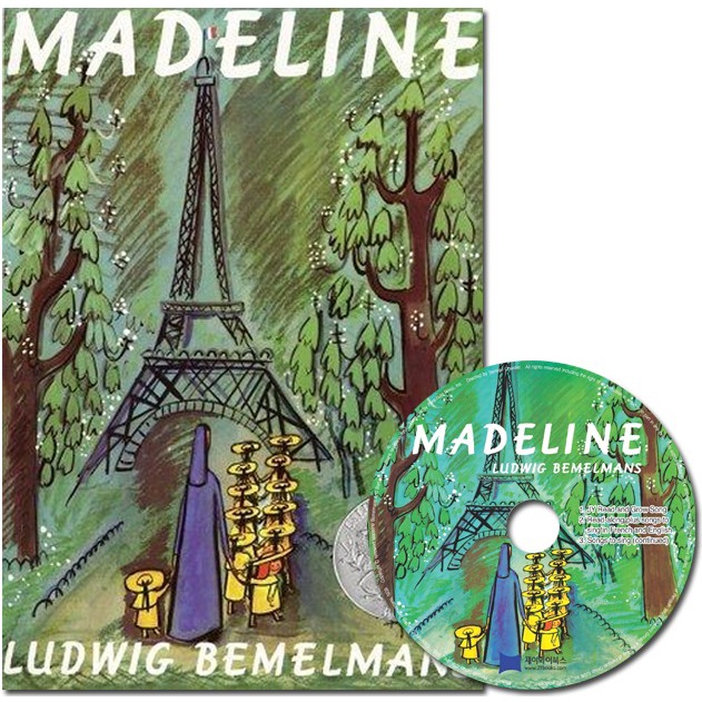 Madeline (1平裝+1CD)(韓國JY Books版) 廖彩杏老師推薦有聲書第47週/Ludwig Bemelmans【三民網路書店】