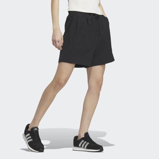 Adidas MH WV BOS SHT HY2885 女 短褲 高腰 亞洲版 運動 訓練 休閒 寬鬆 舒適 黑