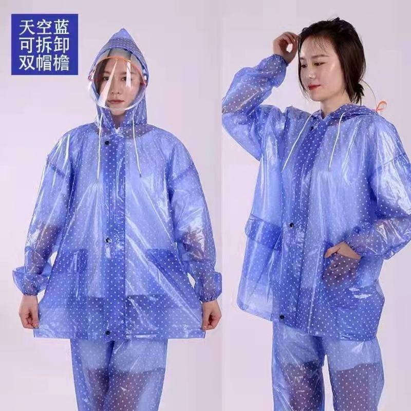 兩件式雨衣-時尚潮流雨衣-戶外雨衣-情侶雨衣-機車雨衣-摩托車雨衣-雙層雨衣-輕便雨衣