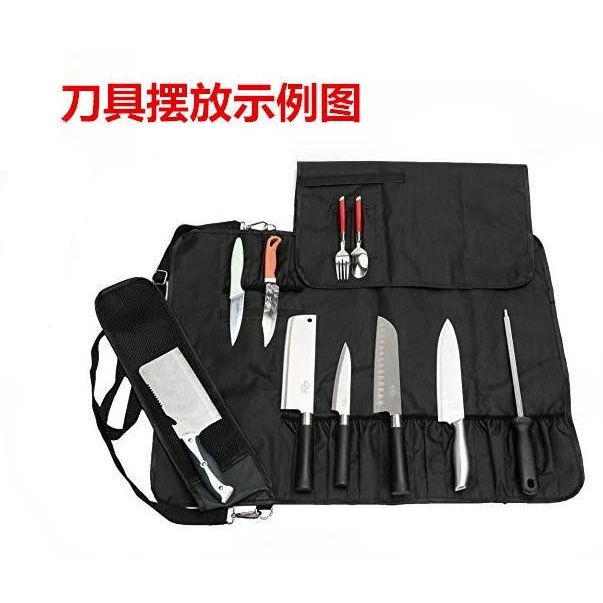 廠傢直銷多功能廚師刀具包 工具包大容量刀包 捲式廚師刀具收納袋