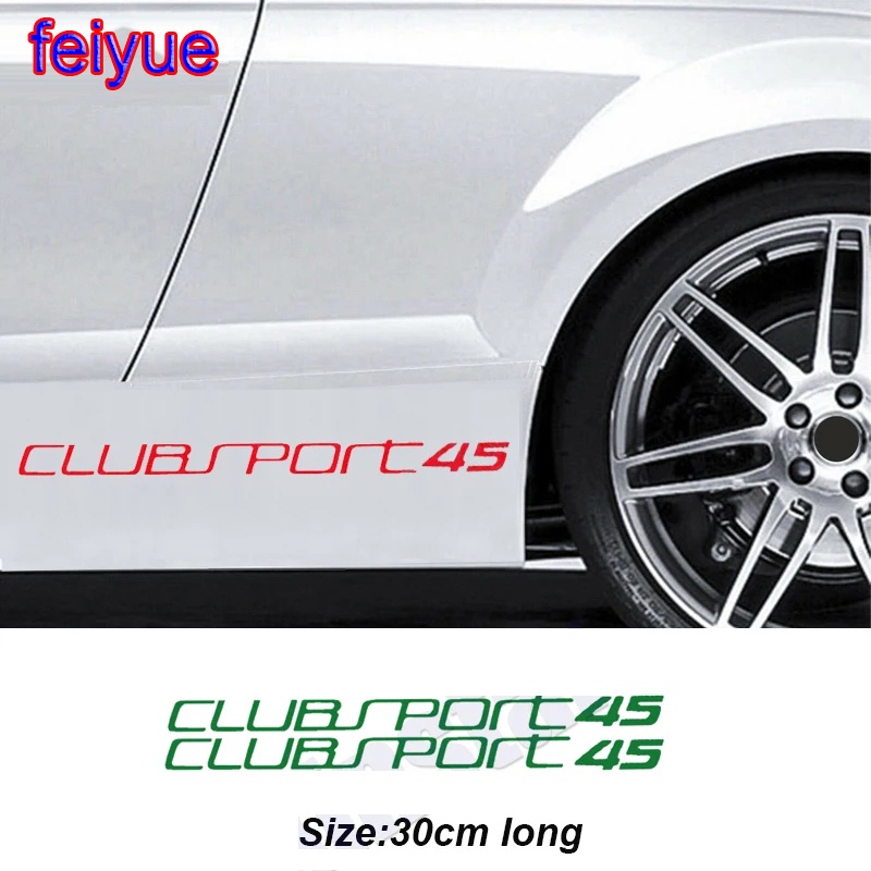 VOLKSWAGEN 2 件 Clubsport 45 汽車側貼適用於大眾 Golf5 Golf6 Golf7 Golf
