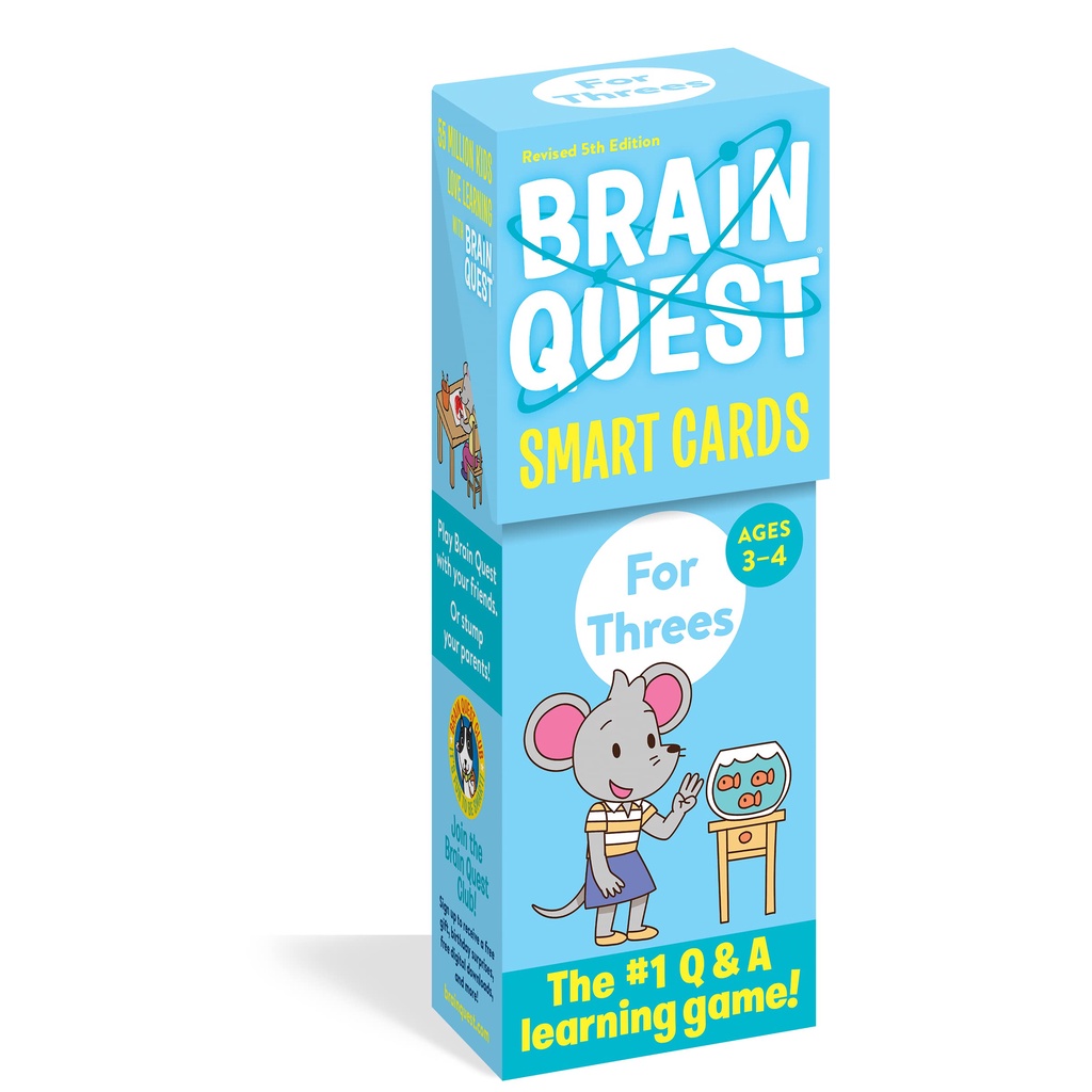 Brain Quest For Threes Smart Cards Revised 5th Edition/Workman Publishing【三民網路書店】