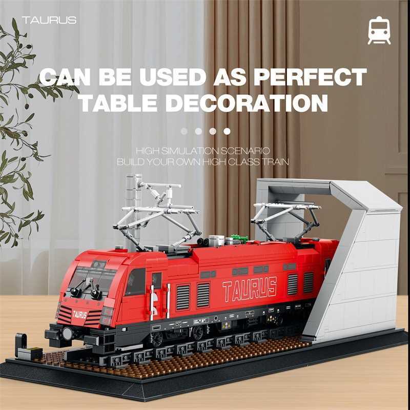 【積木家】臻 磚 積木 Reobrix66020 歐洲 客運 列車 拼裝 模型 火車 場景 擺件 益智 玩具