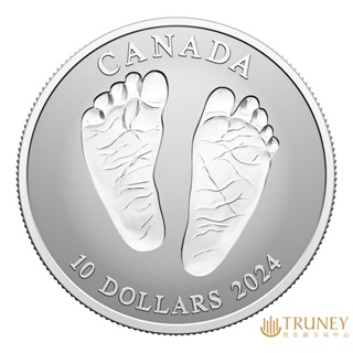 【TRUNEY貴金屬】2024加拿大乖寶貝歡迎來到世界精鑄銀幣