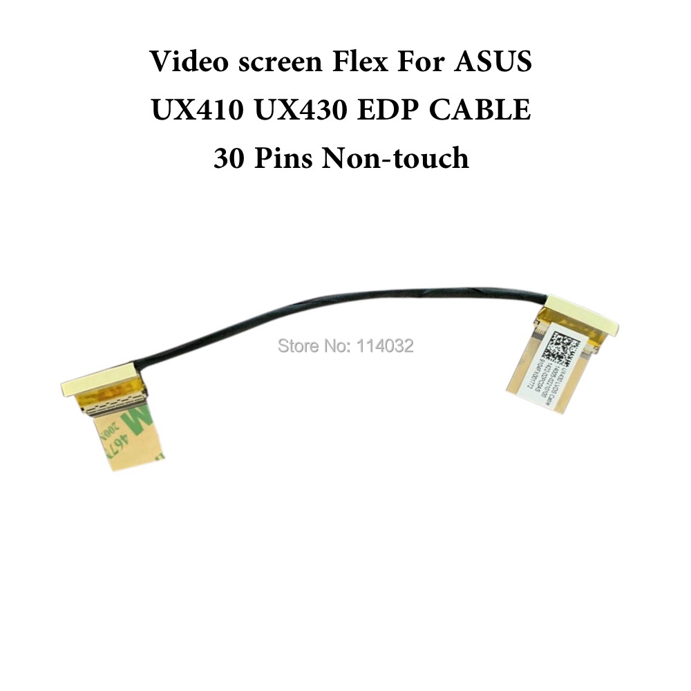 Lcd LVDS 柔性屏幕電纜 NON-TOUCH 適用於華碩 UX3400UA UX430 UX430U UX430U